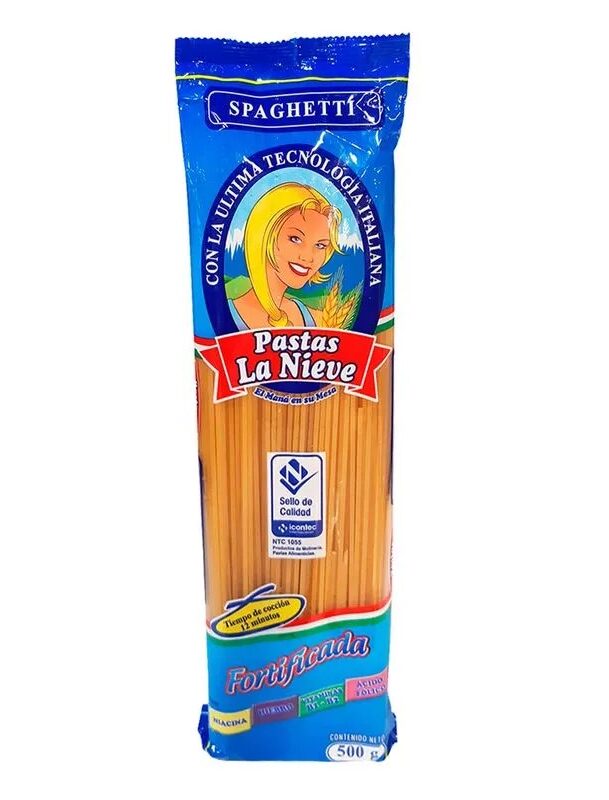 SPAGUETTI LA NIEVE X 500