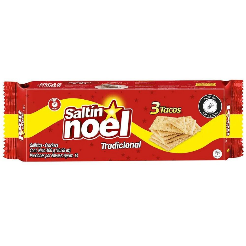 GALLETAS SALTIN NOEL 3 TC X 300 GR