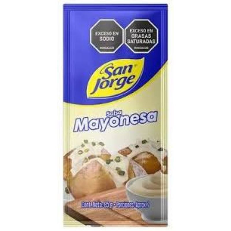 SALSA MAYONESA X 85G SAN JORGE